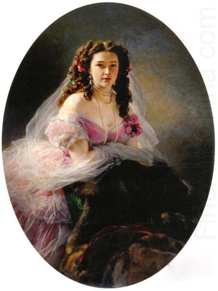 Franz Xaver Winterhalter Varvara Korsakova china oil painting image